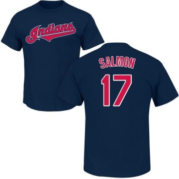 Chico Salmon Name & Number T-Shirt - Navy