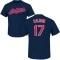 Chico Salmon Name & Number T-Shirt - Navy