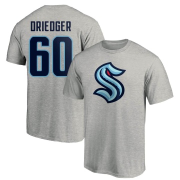 Chris Driedger Name & Number T-Shirt - Gray