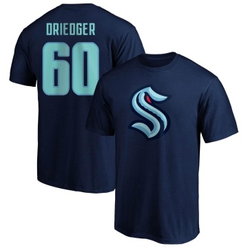 Chris Driedger Name & Number T-Shirt - Navy