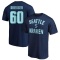 Chris Driedger Name & Number Victory Arch T-Shirt - Navy