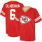 Chris Oladokun Name & Number Game Day V-Neck T-Shirt - Red