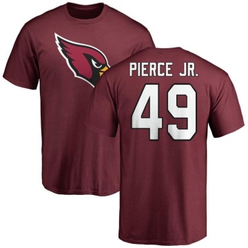 Chris Pierce Jr. Name & Number T-Shirt - Maroon