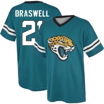 Christian Braswell Name & Number Game Day V-Neck T-Shirt - Teal