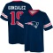 Christian Gonzalez Name & Number Game Day V-Neck T-Shirt - Navy