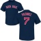 Christian Vazquez Name & Number T-Shirt - Navy