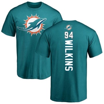 Christian Wilkins Backer T-Shirt - Aqua