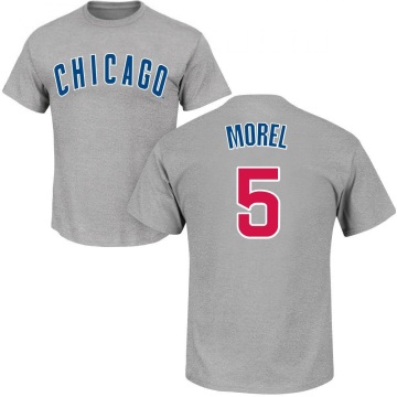 Christopher Morel Name & Number T-Shirt - Gray