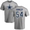 Chuck Howley Name & Number T-shirt - Gray