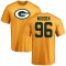 Colby Wooden Name & Number T-Shirt - Gold