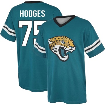 Cooper Hodges Name & Number Game Day V-Neck T-Shirt - Teal