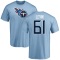 Corey Levin Name & Number T-Shirt - Light Blue