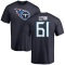 Corey Levin Name & Number T-Shirt - Navy