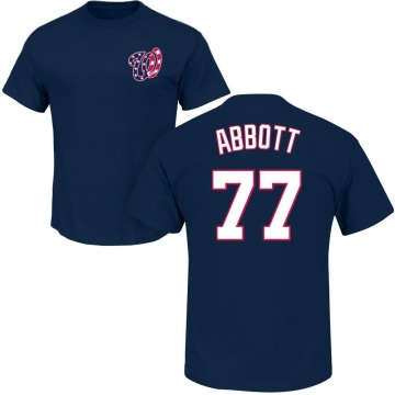 Cory Abbott Name & Number T-Shirt - Navy