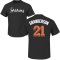 Curtis Granderson Name & Number T-Shirt - Black
