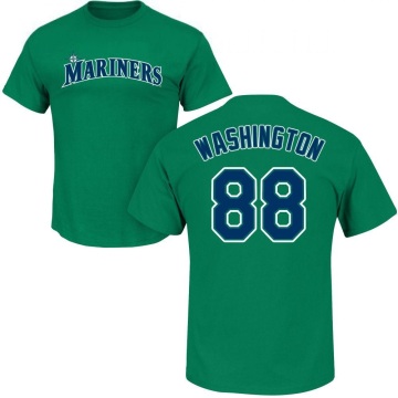 Curtis Washington Name & Number T-Shirt - Green