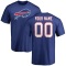 Custom Name & Number T-Shirt - Royal