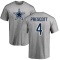 Dak Prescott Name & Number T-shirt - Gray