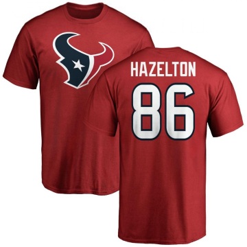 Damon Hazelton Name & Number T-Shirt - Red