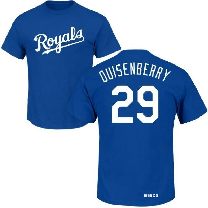 Dan Quisenberry Name & Number T-Shirt - Royal - Tshirtsedge