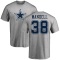 D'Angelo Mandell Name & Number T-Shirt - Ash