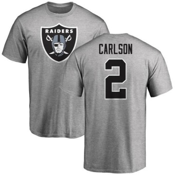 Daniel Carlson Name & Number T-Shirt - Ash