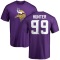 Danielle Hunter Name & Number T-Shirt - Purple