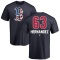 Darwinzon Hernandez Name and Number Banner Wave T-Shirt - Navy