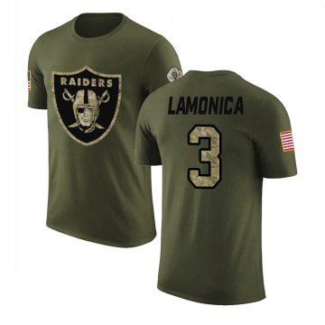Daryle Lamonica Legend Salute to Service T-Shirt - Olive