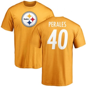 David Perales Name & Number T-Shirt - Gold