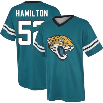 Davon Hamilton DaVon Hamilton Name & Number Game Day V-Neck T-Shirt - Teal