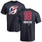Dawson Mercer Name and Number Banner Wave T-Shirt - Navy