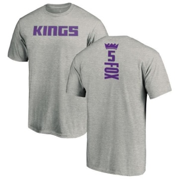 De'Aaron Fox Backer T-Shirt - Ash