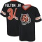 Demetric Felton Jr. Name & Number Game Day V-Neck T-Shirt - Black