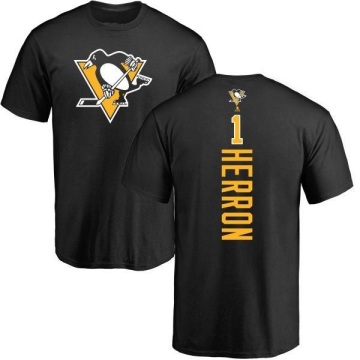 Denis Herron Backer T-Shirt - Black