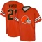 Denzel Ward Name & Number Game Day V-Neck T-Shirt - Orange