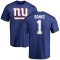 Deonte Banks Name & Number T-Shirt - Royal