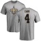 Derek Carr Name & Number T-Shirt - Ash