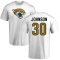 D'Ernest Johnson Name & Number T-Shirt - White