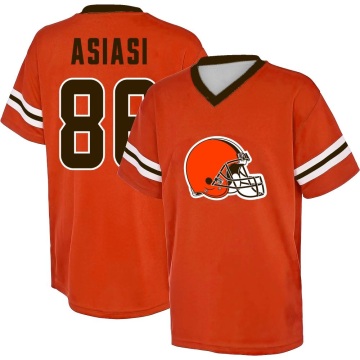 Devin Asiasi Name & Number Game Day V-Neck T-Shirt - Orange