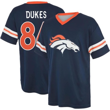 DeVontres Dukes Name & Number Game Day V-Neck T-Shirt - Navy