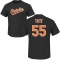 Dillon Tate Name & Number T-Shirt - Black
