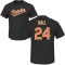 DL Hall Name & Number T-Shirt - Black