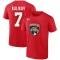 Dmitry Kulikov 2023 Stanley Cup Final Name & Number T-Shirt - Red