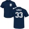 Donny Sands Name & Number T-Shirt - Navy