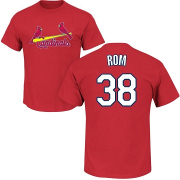 Drew Rom Name & Number T-Shirt - Red