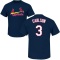 Dylan Carlson Name & Number T-Shirt - Navy