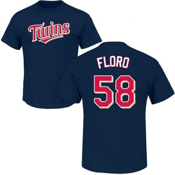 Dylan Floro Name & Number T-Shirt - Navy