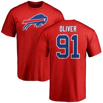 Ed Oliver Name & Number T-Shirt - Red