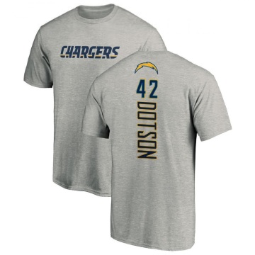 Elijah Dotson Name & Number T-ShirtHeather - Gray